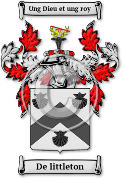 De littleton Family Crest Download (jpg) Legacy Series - 150 DPI